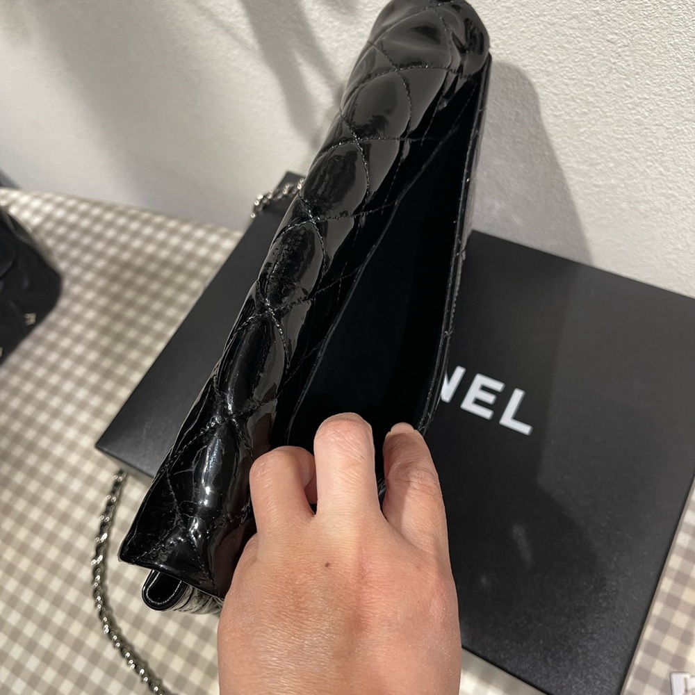 Authentic Chanel Patent Clutch - Picture 4 of 7